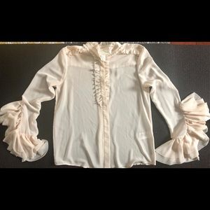 H&M Conscious Exclusive Ruffle Blouse